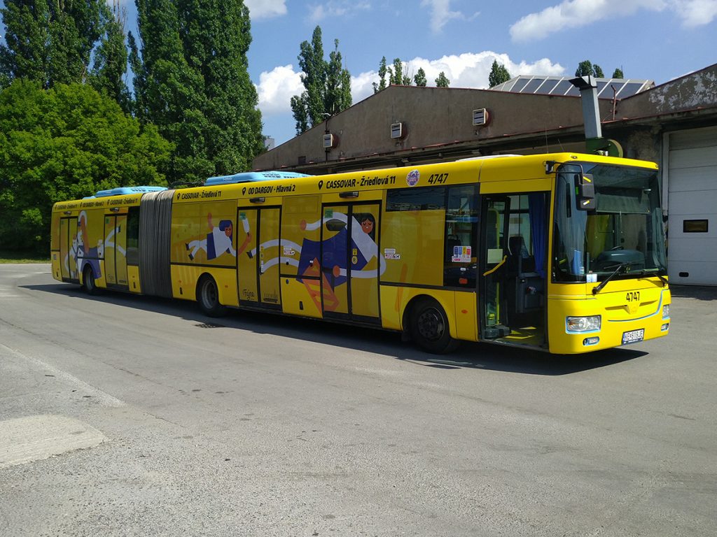 celopolep autobusu MHD Košice